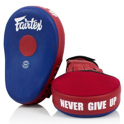 Боксерские лапы Fairtex (FMV-13 blue/red)